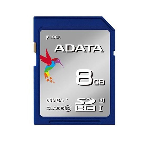 کارت حافظه  ای دیتا Premier SDHC UHS-I U1 50MBps Class 10 8GB153329